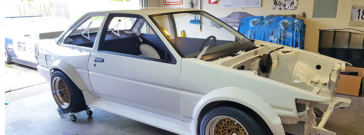 トヨタ AE86 純正 リアパーセルシェルフ トノカバー トリム AE86 Coupe用リア パーセルシェルフ | Techno Toy Tuning Japan